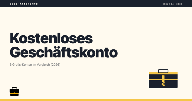 geschaeftskonto.io: Kostenloses Geschaeftskonto im Test und Vergleich 2026