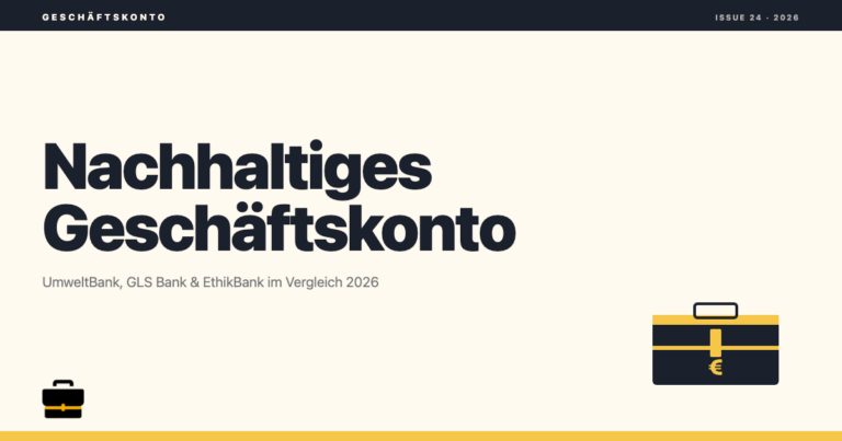 geschaeftskonto.io: Nachhaltiges Geschäftskonto im Test & Vergleich 2026