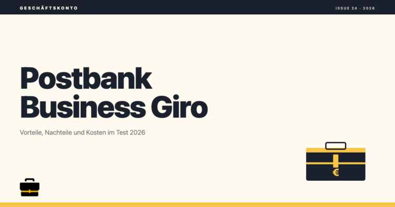 geschaeftskonto.io: Postbank Business Giro aktiv