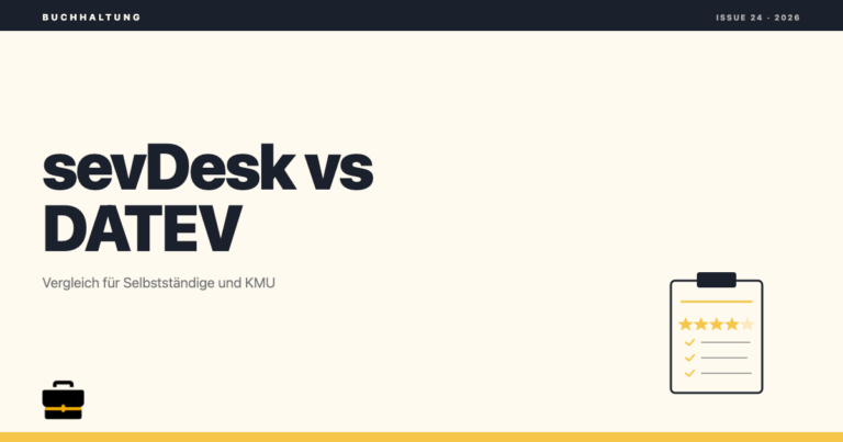 sevDesk vs DATEV: Vergleich für Selbstständige und KMU