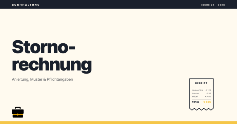 geschaeftskonto.io: Stornorechnung schreiben