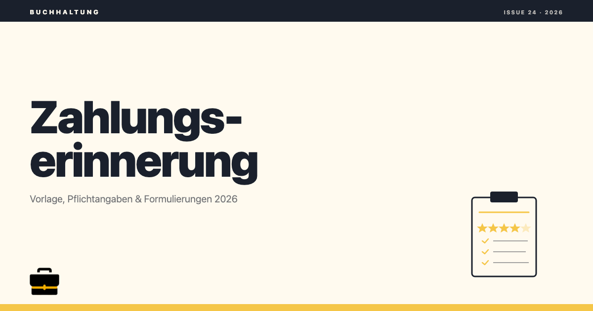 geschaeftskonto.io: Zahlungserinnerung schreiben - Vorlage und Formulierungen