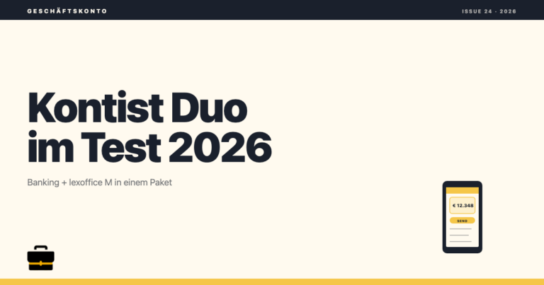 Kontist Duo: Vorteile, Nachteile und Erfahrungen 2026