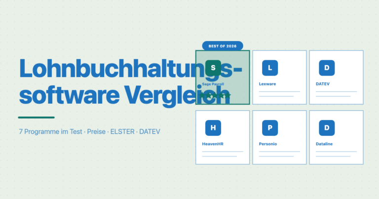 Lohnbuchhaltungssoftware Vergleich 2026: Die 7 besten Programme für kleine Unternehmen
