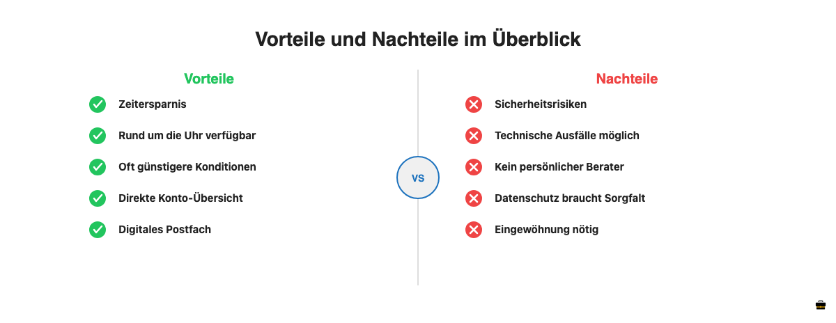 Vor- und Nachteile: Welche Vorteile und Nachteile hat Online Banking