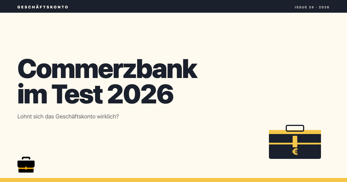 geschaeftskonto.io: Commerzbank im Test 2026: Lohnt sich das wirklich?