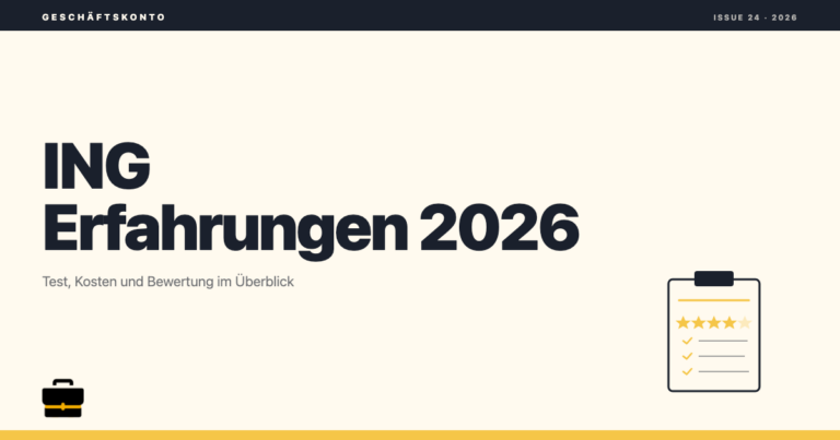 ING Erfahrungen 2026: Test, Kosten und Bewertung