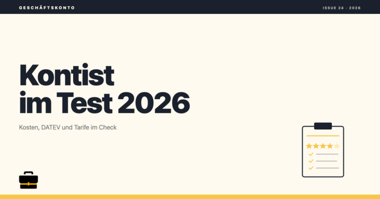 Kontist im Test 2026: Lohnt sich das wirklich?