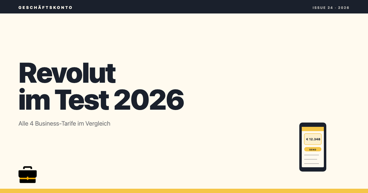 Revolut im Test 2026: Alle 4 Business-Tarife im Vergleich