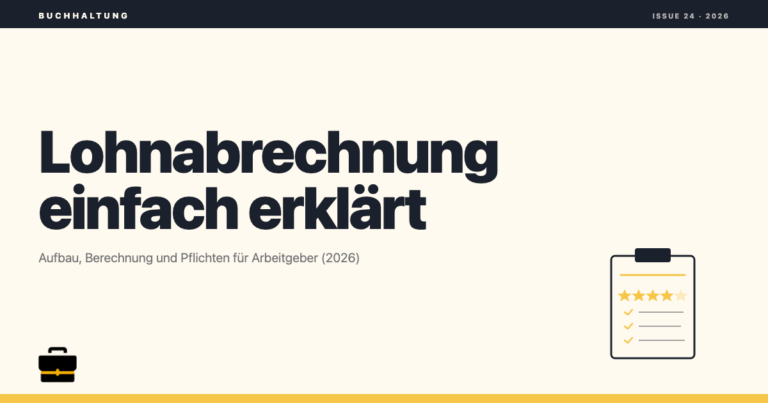 Lohnabrechnung einfach erklärt